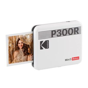 Kodak Mini 3 Retro 4PASS (Blanco) | Impresora Instantánea