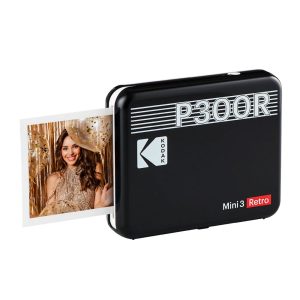 Kodak Mini 3 Retro 4PASS (Negro) | Impresora Instantánea