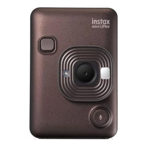 Fujifilm Instax Mini LiPlay (Café) | Cámara Instantánea Digital