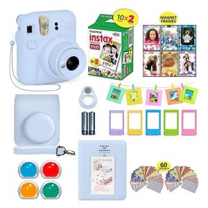 Fujifilm Instax Mini 12 (20 Películas + Accesorios) | Kit Cámara Instantánea