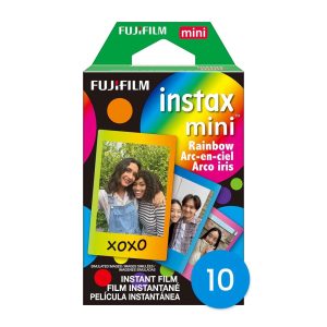 Película Fujifilm Instax Mini Rainbow (Pack de 10) | Papel Fotográfico