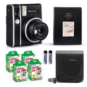 Fujifilm Instax Mini 40 (40 Películas + Accesorios) | Kit Cámara Instantánea
