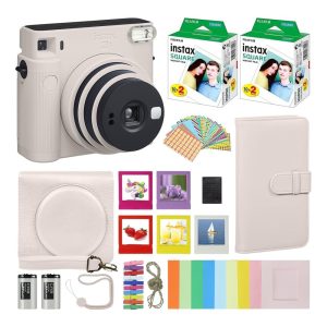 Fujifilm Instax Square (40 Películas + Accesorios) | Kit Cámara Instantánea