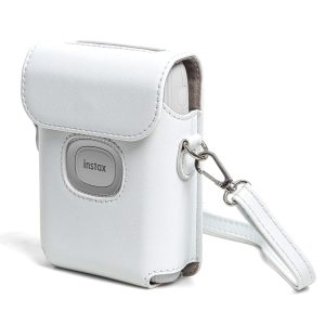 Estuche Instax Mini Link (Cuero Blanco)
