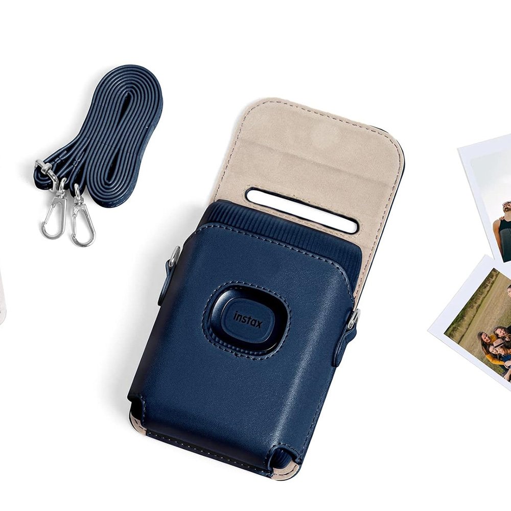 Estuche Instax Mini Link (Cuero Azul) - Image 2